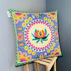 Bohemian Mandala – Premium Velvet Cushion Cover (16x16)