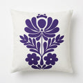 Indigo Folk – Premium Suede Cushion Cover (16x16)