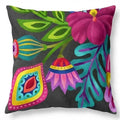 Bold Bloom – Premium Suede Cushion Cover (16x16) - Joot Official 