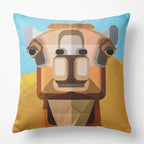 Desert Nomad – Premium Satin Silk Cushion Cover (16x16)