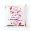 Queen of Hearts – Premium Velvet Suede Cushion Cover (16x16)