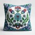 Ottoman Bloom – Premium Velvet Cushion Cover (16x16)